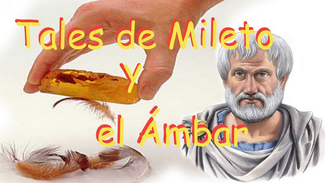 Tales Mileto ámbar y electricidad estática